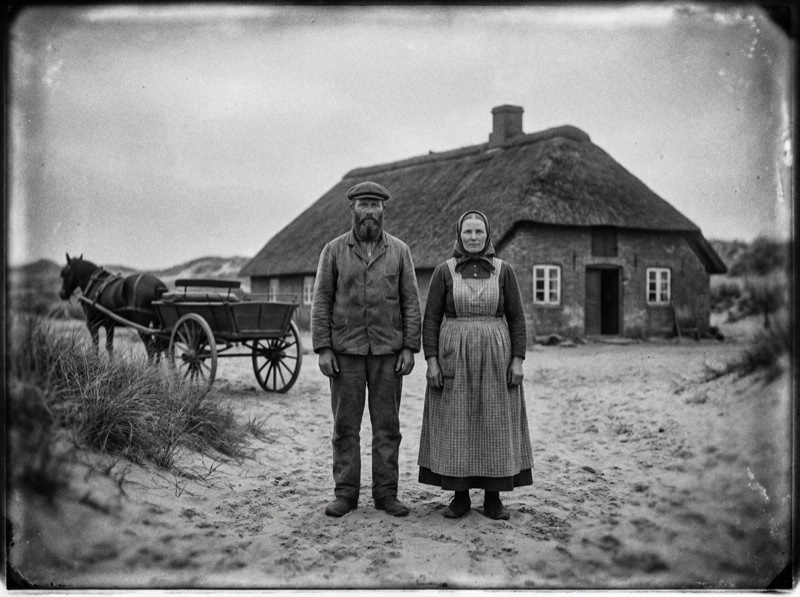 Historisches Foto: Hofgründung 1919